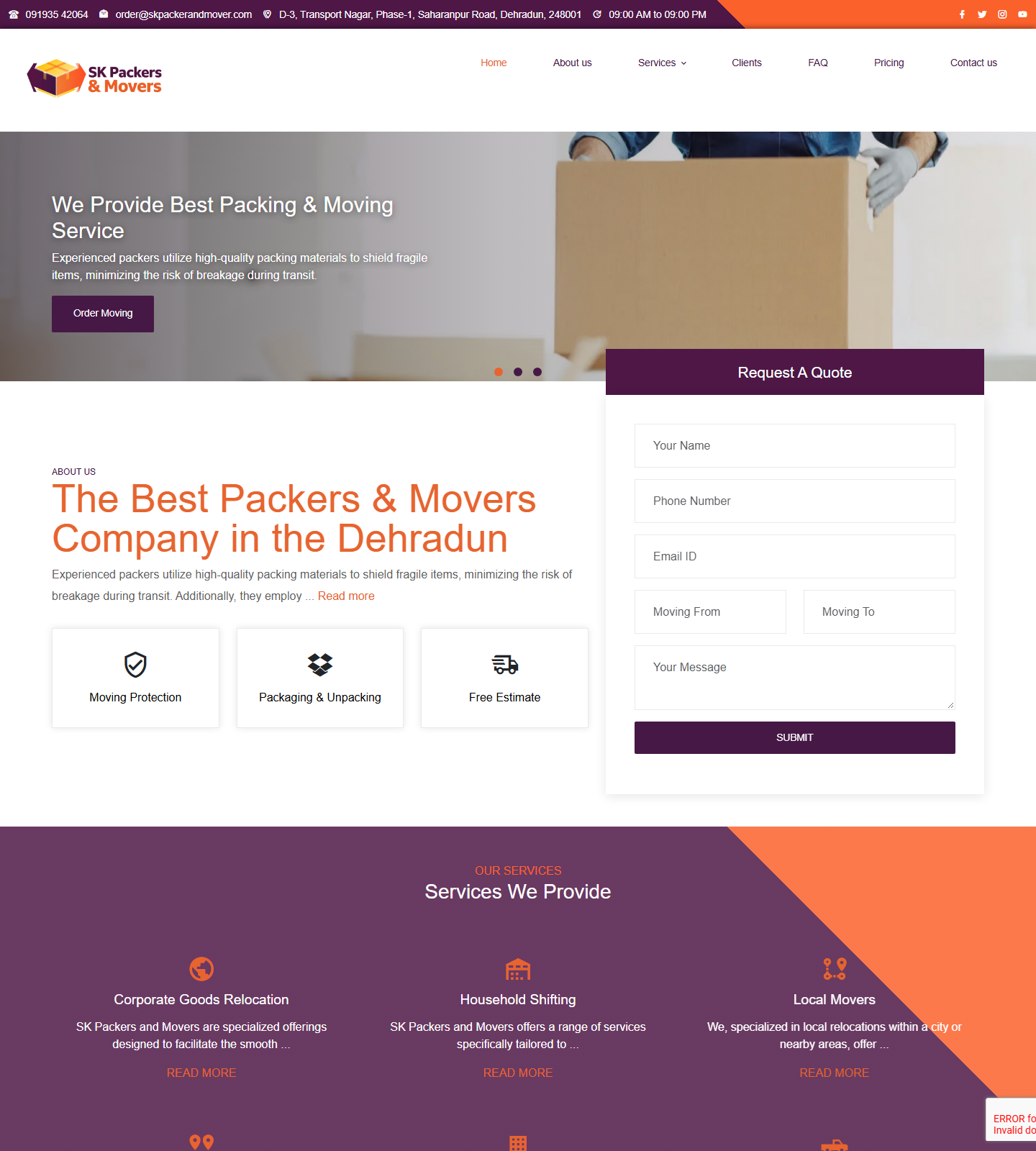 SK Packers and Movers
